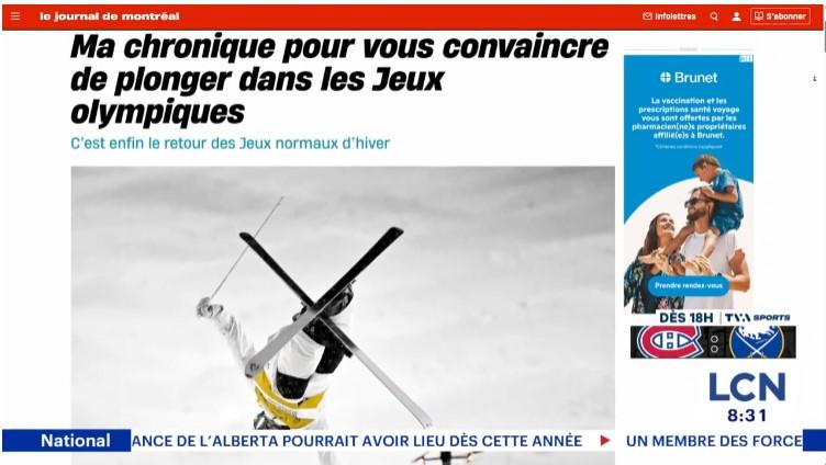 Francés (Canadiense) – Italie 2026: voici les 51 athlètes du Québec qui représentent le Canada aux Jeux olympiques